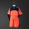 FC Barcelona 2025/26 Kids Third Kit – Orange Edition