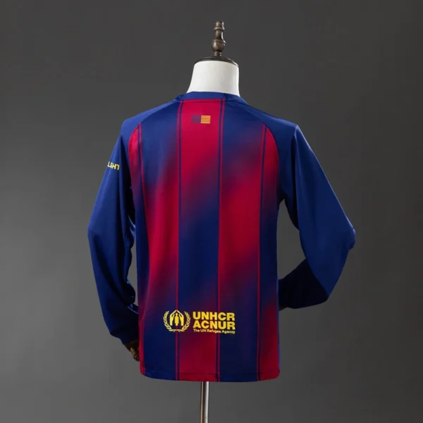 FC Barcelona 2025/26 Home Long Sleeve Jersey – Official Edition