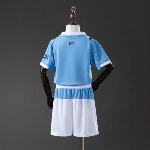 Manchester City 25/26 Home Full Kids Kit Jersey