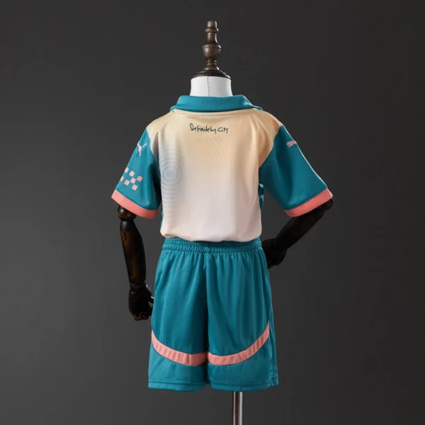 Manchester City 24/25 Fourth Away Full kids kit Jersey