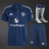 Manchester United 24/25 Away Full Kids Kit Jersey