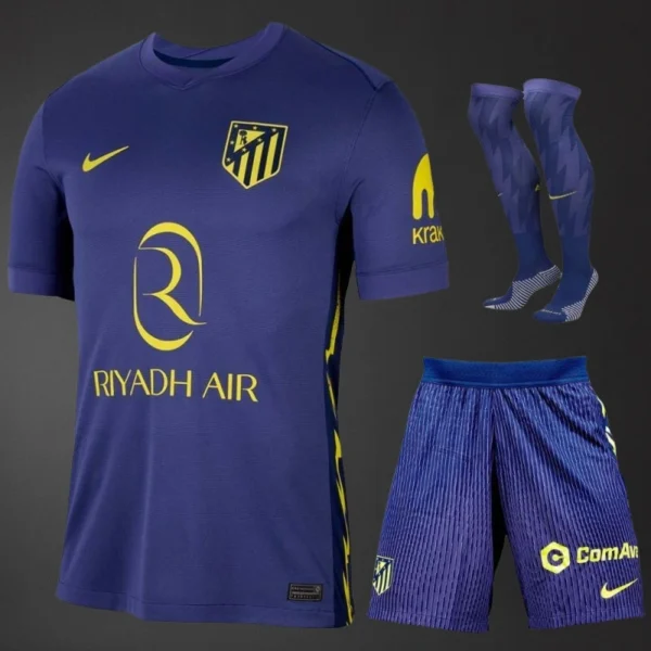 Atlético Madrid 2025/26 Away Full Kids Kit