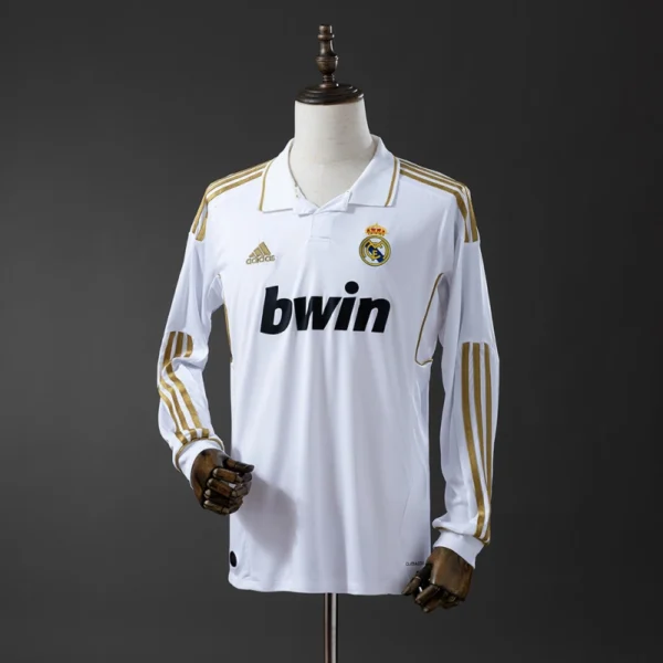 Real Madrid 2011/12 Home Long Sleeve Jersey – Retro Edition