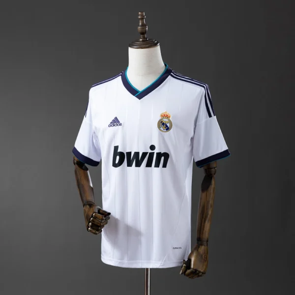 Real Madrid 2012/13 Home Retro Jersey – Classic White Edition