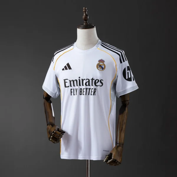 Real Madrid 2025/26 Home Kit – Official White Edition