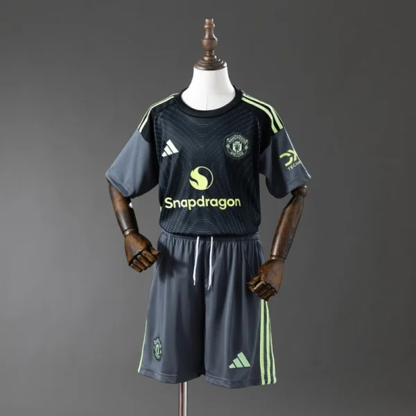 Manchester United 25/26 Goalkeeper Full Kids Kit Jersey