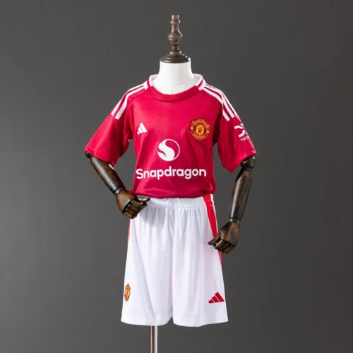 Manchester United 24/25 Home Full Kids Kit Jersey