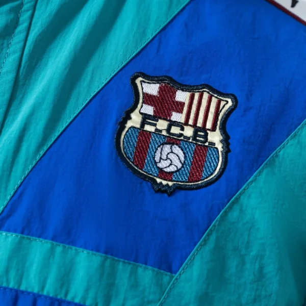 FC Barcelona Retro Windbreaker Jacket