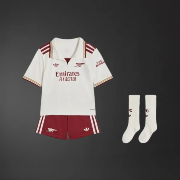 Arsenal 25/26 Third Full Kids Kit Jersey