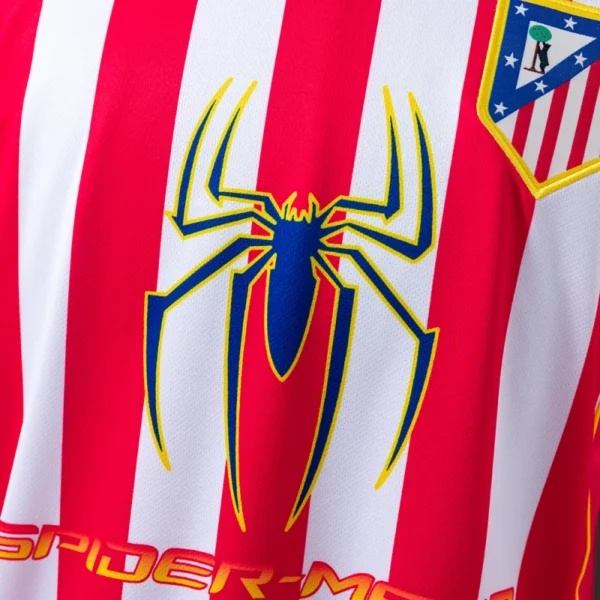 Atlético Madrid 2004/05 Home “Spider” Long Sleeve Retro Jersey