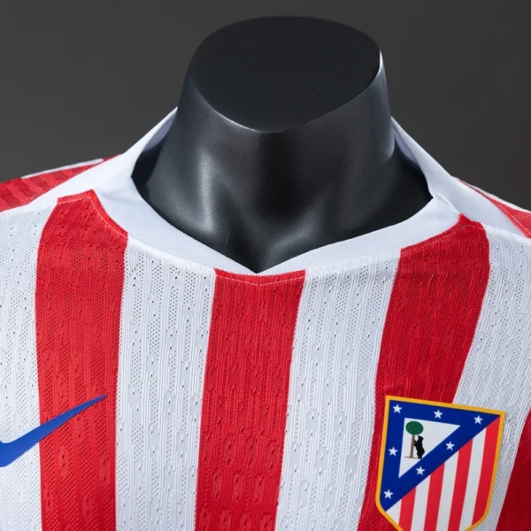 Atlético Madrid 2025/26 Home Long Sleeve Player Version Jersey