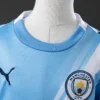Manchester City 25/26 Home Full Kids Kit Jersey