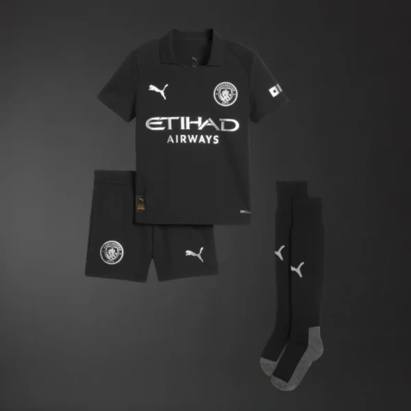 Manchester City 25/26 Away Full kids kit Jersey