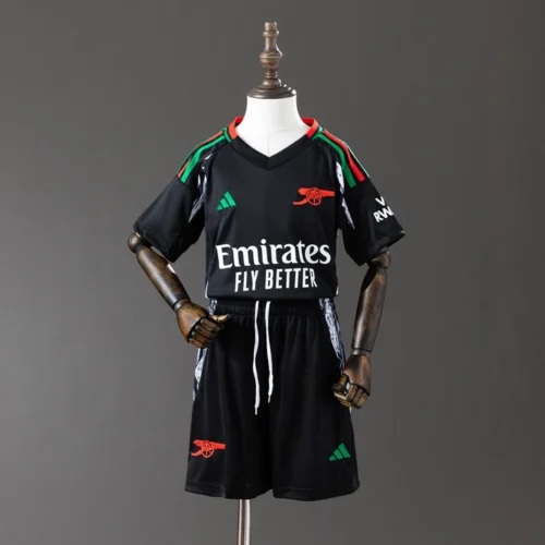 Arsenal 24/25 Away Full Kids Kit Jersey