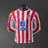 Atlético Madrid 2025/26 Home Long Sleeve Player Version Jersey