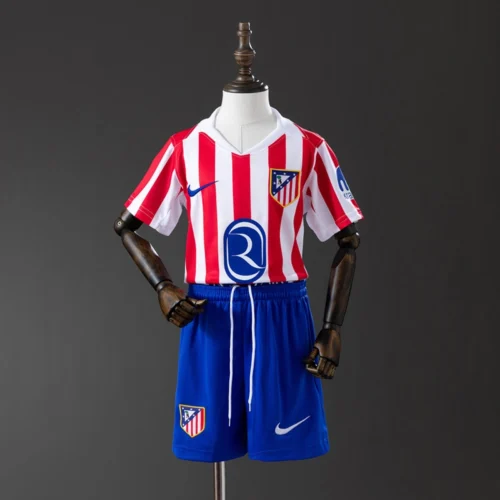 Atlético Madrid 2025/26 Home Full Kids Kit
