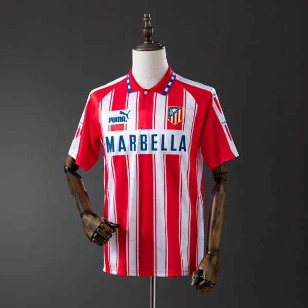 Atlético Madrid 1994/95 Home Retro Jersey – Classic 90s Edition