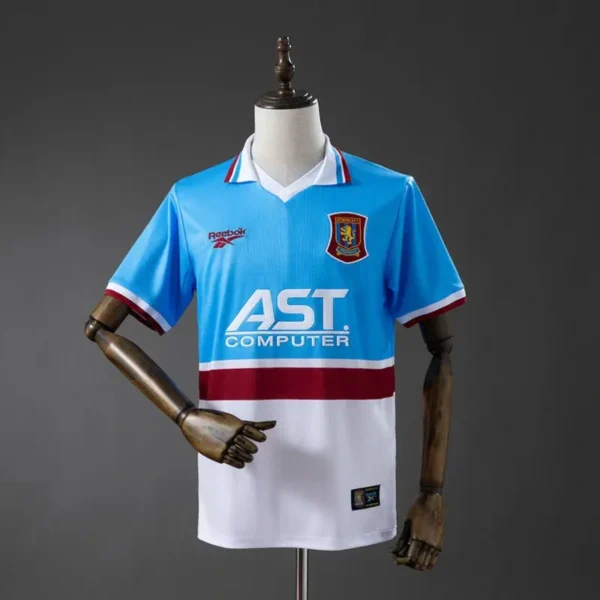 Aston Villa 1997/98 Away Retro Jersey – Classic Reebok Edition