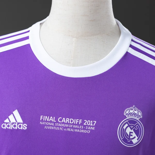 Real Madrid 2016/17 Away Retro Jersey – Purple Champions Edition
