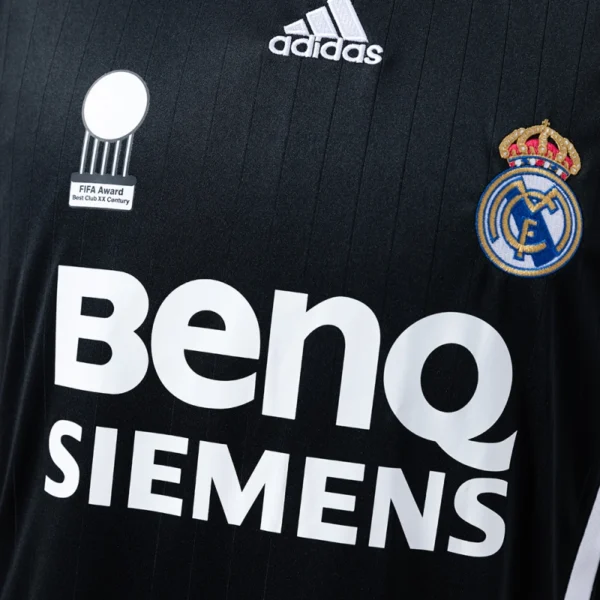 Real Madrid 2006/07 Retro Black Third Kit – Classic Edition