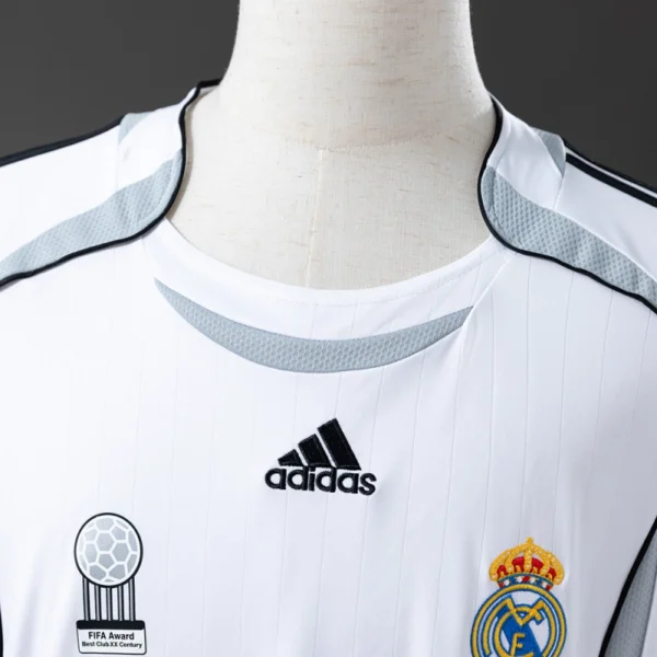 Real Madrid 2006/07 Home Retro Jersey – La Liga Champions Edition