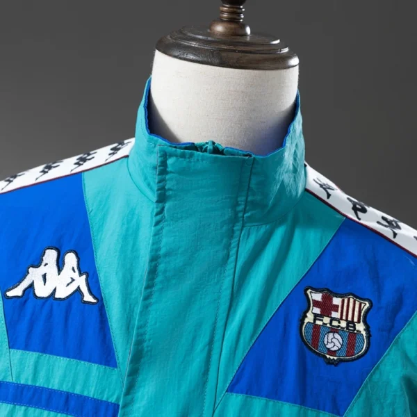 FC Barcelona Retro Windbreaker Jacket