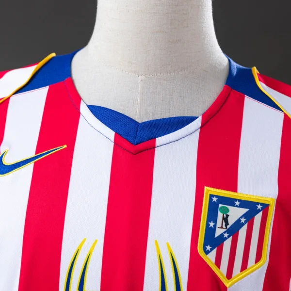Atlético Madrid 2004/05 Home “Spider” Long Sleeve Retro Jersey