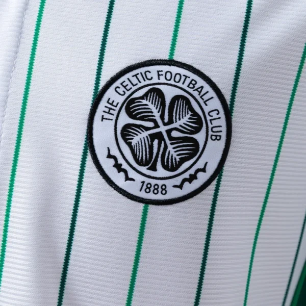 Celtic 2025/26 US Pack Full Button Baseball Jersey – White