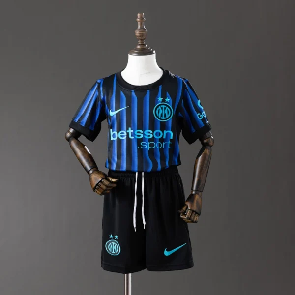 Inter Milan 25/26 Home Full Kids Kit Jersey