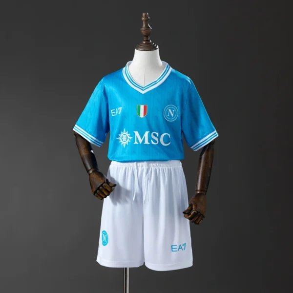 Napoli 25/26 Home Full Kids Kit Jersey