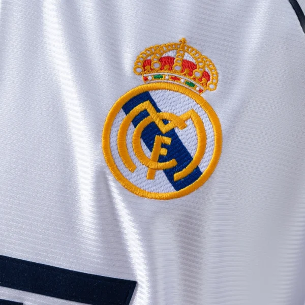 Real Madrid 1998/99 Home Retro Kit – Classic White Edition