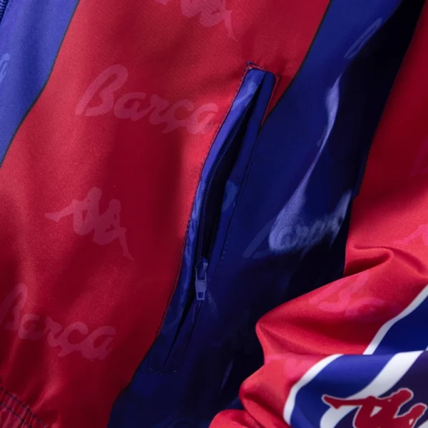 FC Barcelona Retro Reversible Anthem Windbreaker Jacket