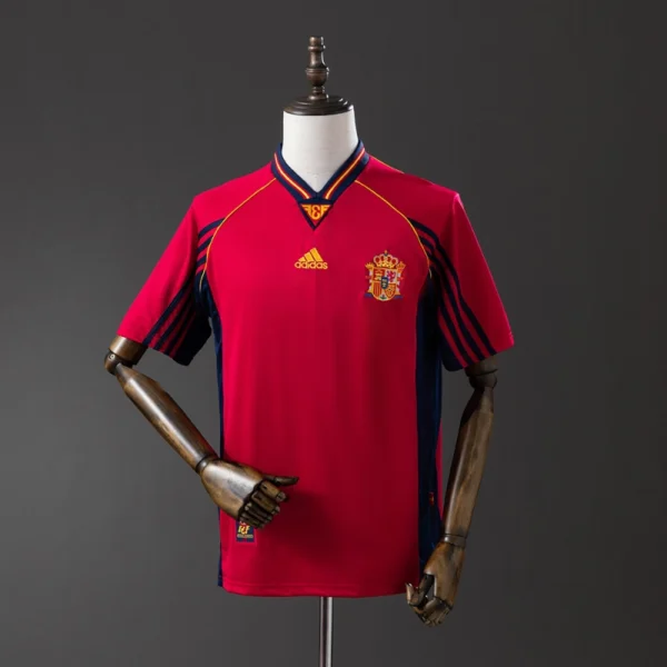 Spain 1998 Home Retro Jersey
