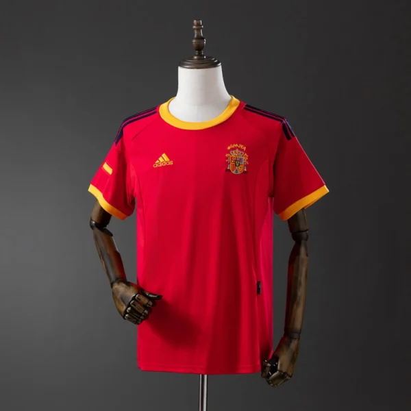Spain 2002 Home Retro Jersey