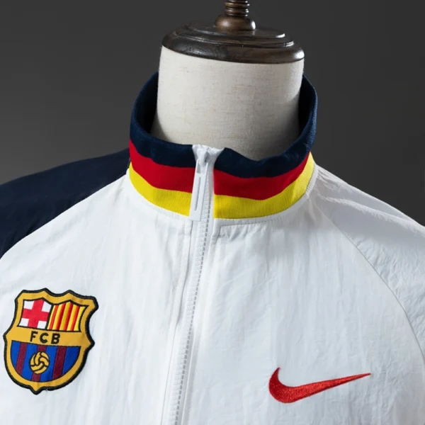 FC Barcelona Retro Windbreaker Jacket