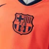 FC Barcelona 2025/26 Kids Third Kit – Orange Edition
