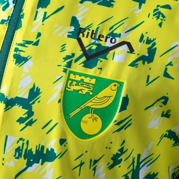 Norwich City 1992 Retro Reversible Anthem Jacket Windbreaker