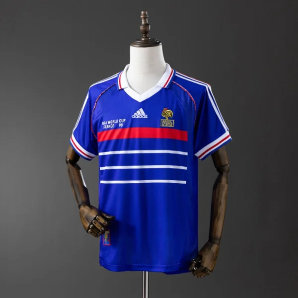France 1998 Home Retro Jersey