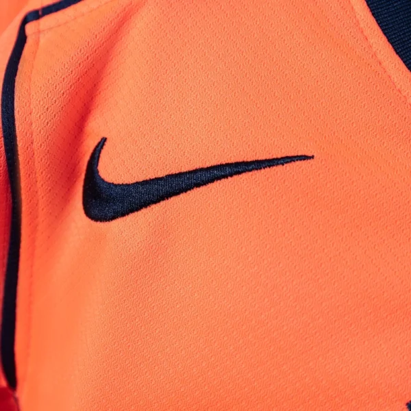 FC Barcelona 2025/26 Kids Third Kit – Orange Edition