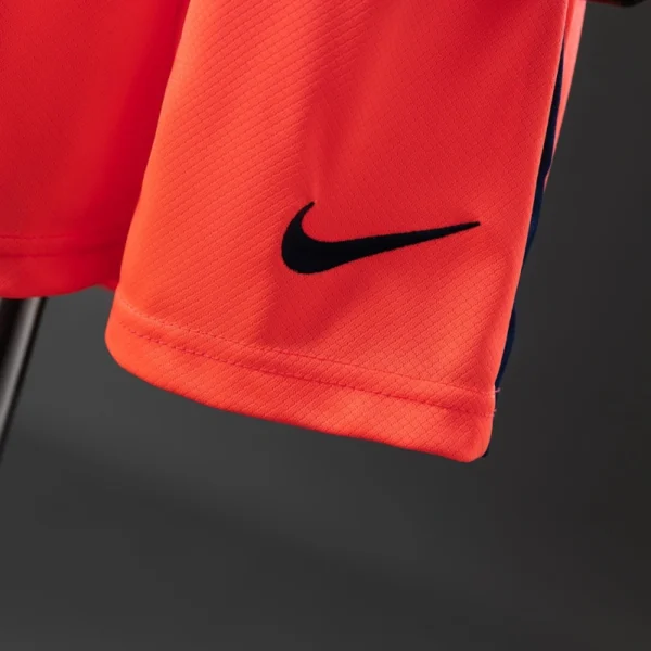 FC Barcelona 2025/26 Kids Third Kit – Orange Edition