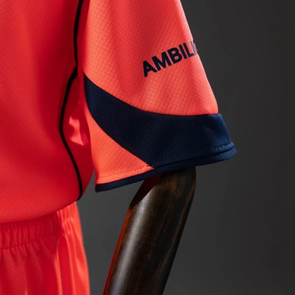 FC Barcelona 2025/26 Kids Third Kit – Orange Edition