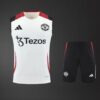 Manchester United 2025/26 White Training Vest – Official Style Sleeveless Kit