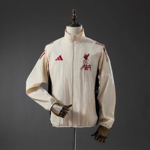 Liverpool 2025/26 Windbreaker Jacket – Official Style Training Outerwear