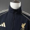 Liverpool 2025/26 Windbreaker Jacket Black – Official Style Training Outerwear