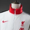 Liverpool 2025/26 Off-White Windbreaker Jacket – Official Style Training Outerwear