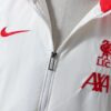 Liverpool 2025/26 Off-White Windbreaker Jacket – Official Style Training Outerwear