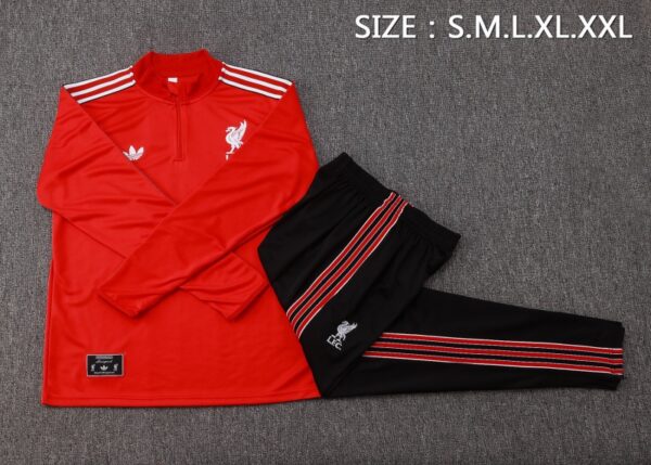 Liverpool 2025/26 Adult & Kids Red Training Tracksuit – Full Training Set