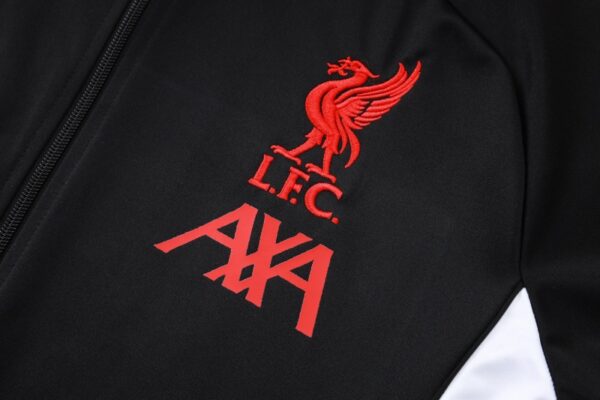 Liverpool 2025/26 Adult & Kids Black Training Tracksuit – Full Training Set