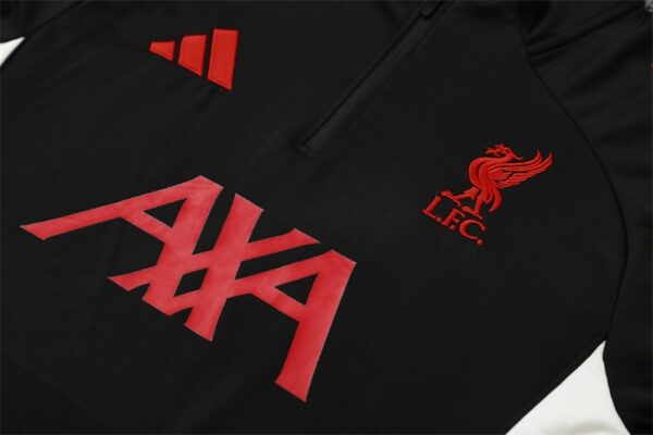 Liverpool 2025/26 Adult & Kids Black Training Tracksuit