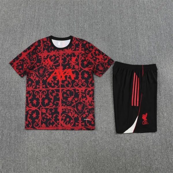 Liverpool 2025/26 Short Sleeve Camo Training Kit – Adult & Kids Set